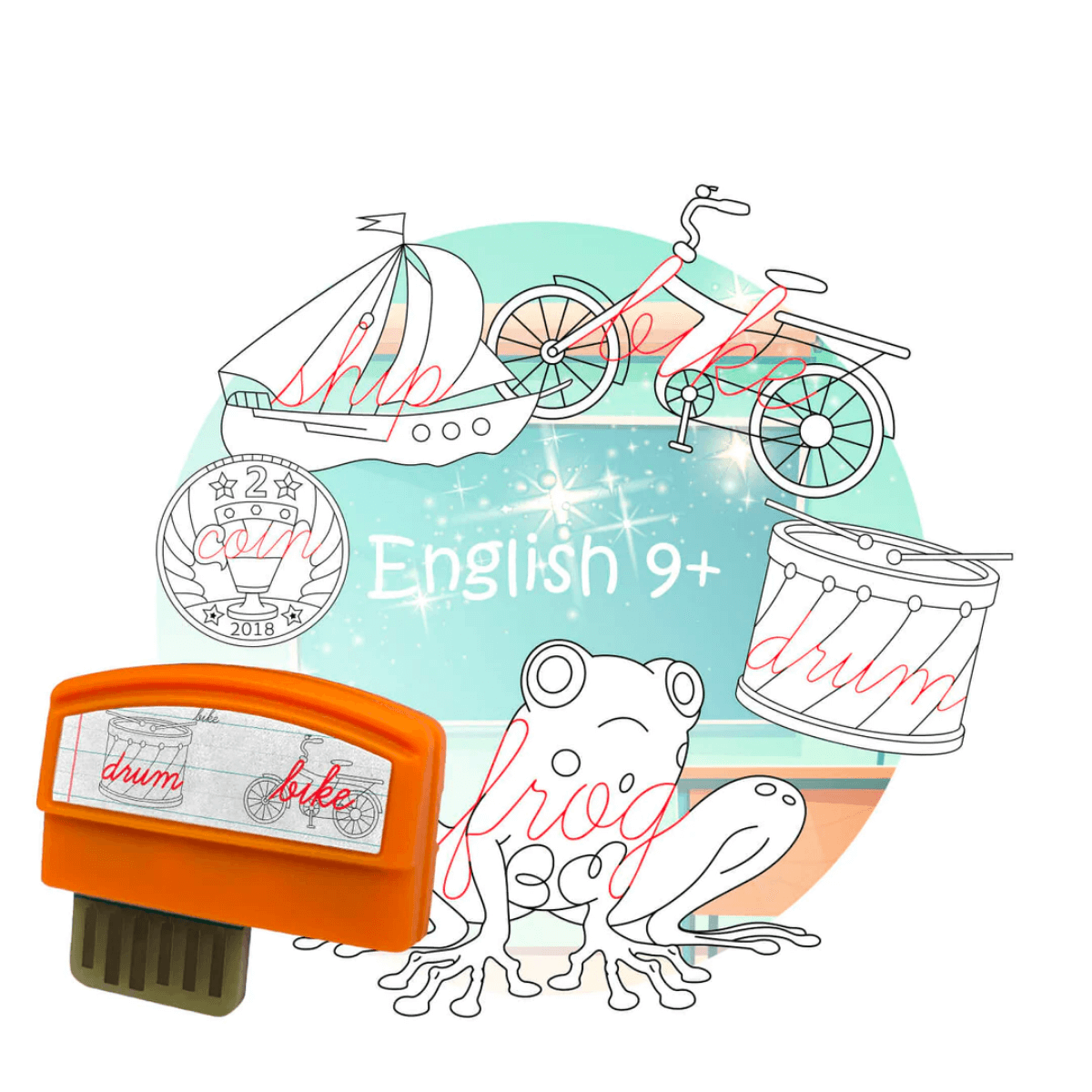 smART Sketcher Learn-A-Language Alphabet Pack English Cursive Level 1 Ages  9+