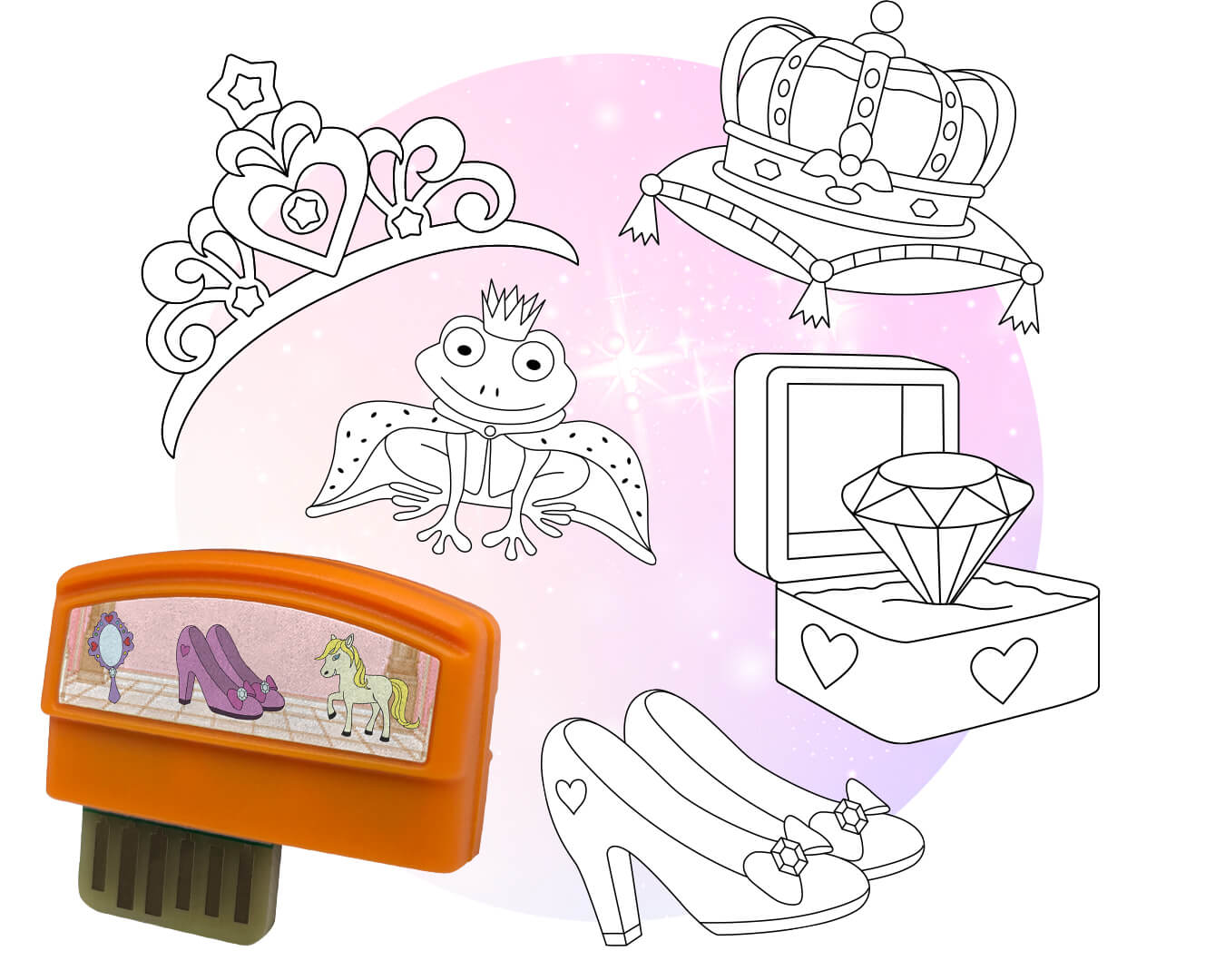 smART sketcher® 2.0 Creativity Packs - Royal Princesses – Flycatcher Toys