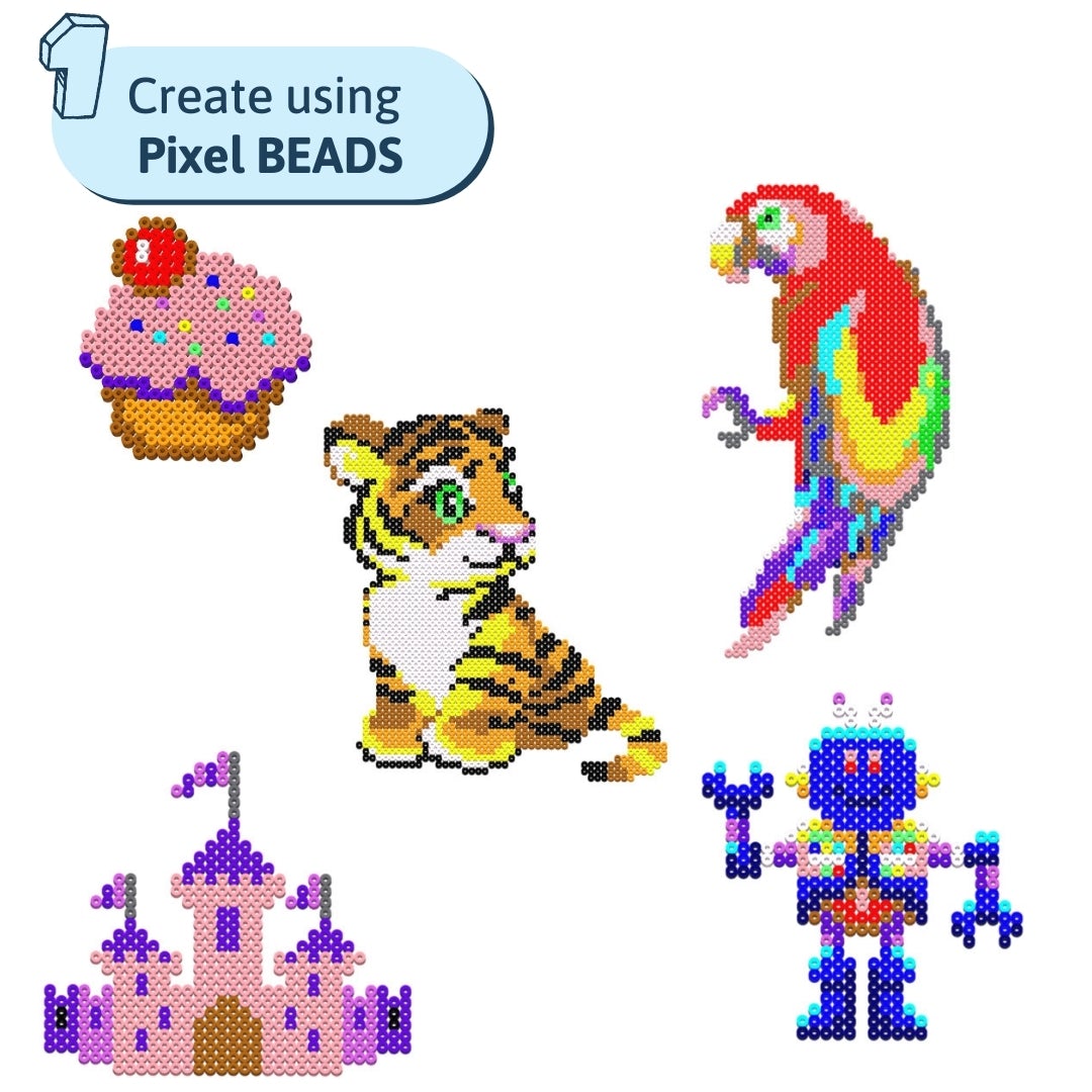 ToyZone South Africa - The smART Pixelator empowers kids to pixelate any  design and build 2D or 3D projects using Bluetooth connectivity -  easy-to-follow lights - and a variety of creativity tools.Use