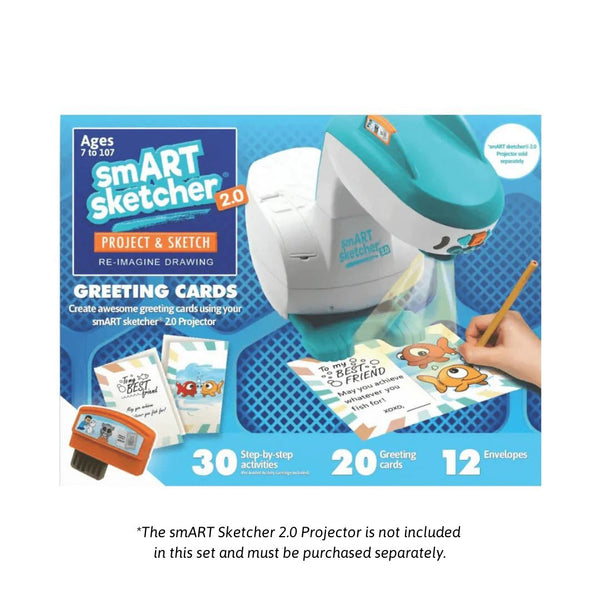 グリーティングカード Greeting Cards Set – smART Sketcher® 2.0 | Flycatcher Toys