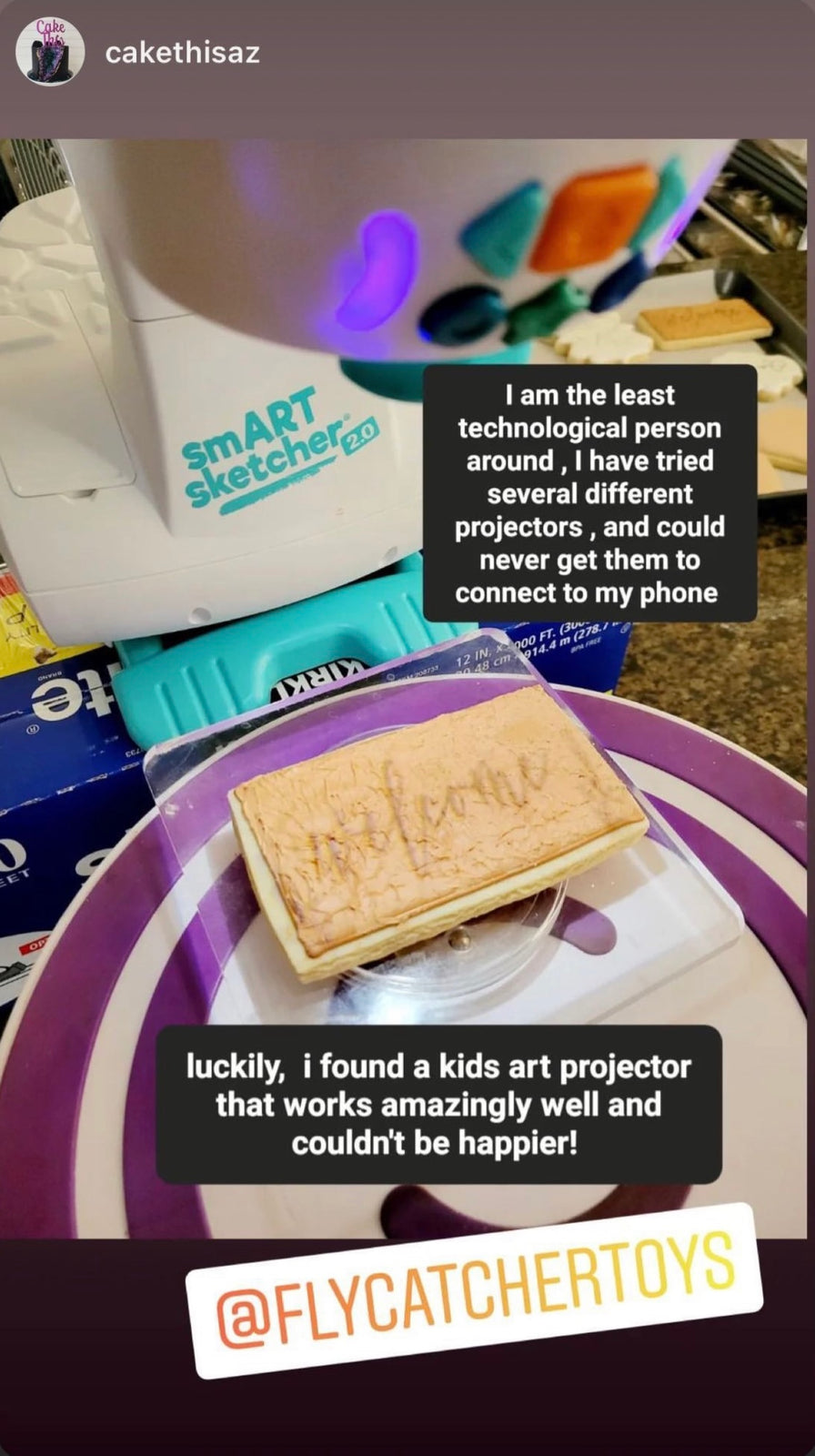 Cookie Decorating Projector smART sketcher® 2.0 Flycatcher Toys