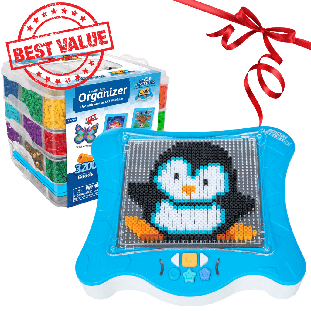 Character Toys - The smART PIXELATOR™ empowers kids to pixelate any design  & build 2D or 3D projects using Bluetooth connectivity, easy-to-follow  lights & a variety of creative tools. Encourages STEAM learning.