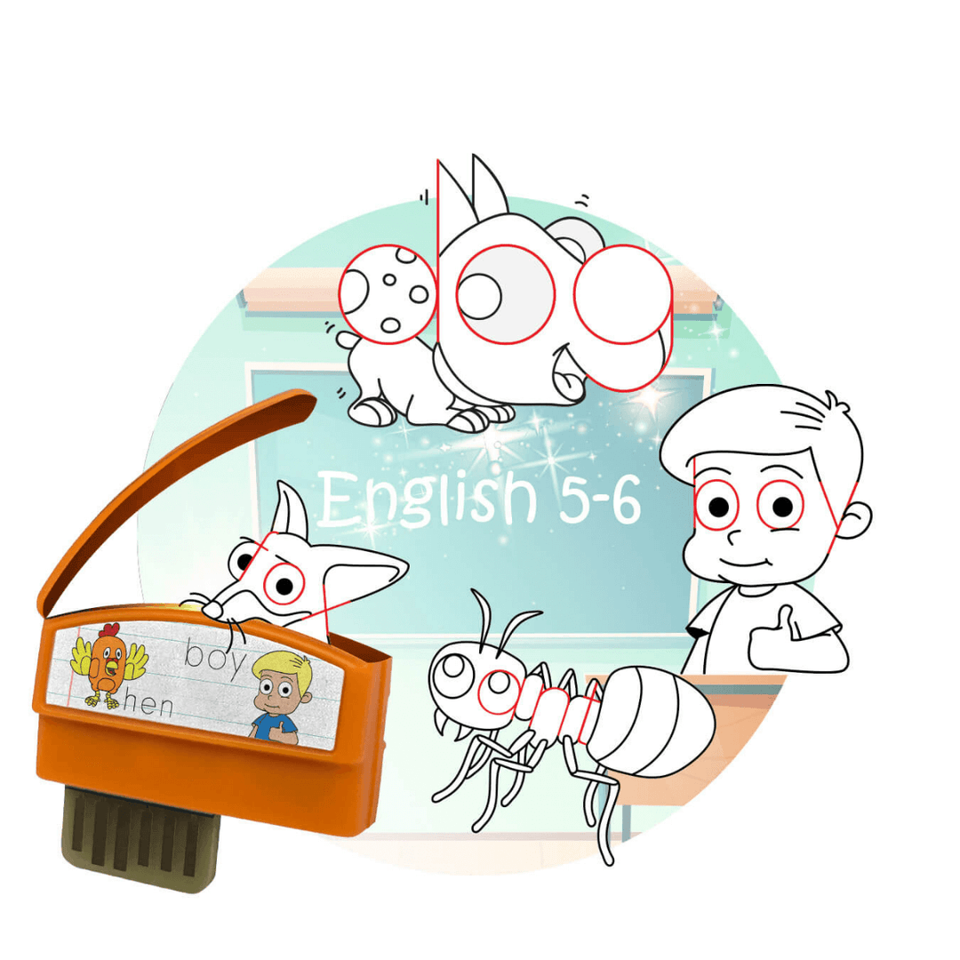 English Level 1 [Ages 5-6] Creativity Pack | smART sketcher® 2.0