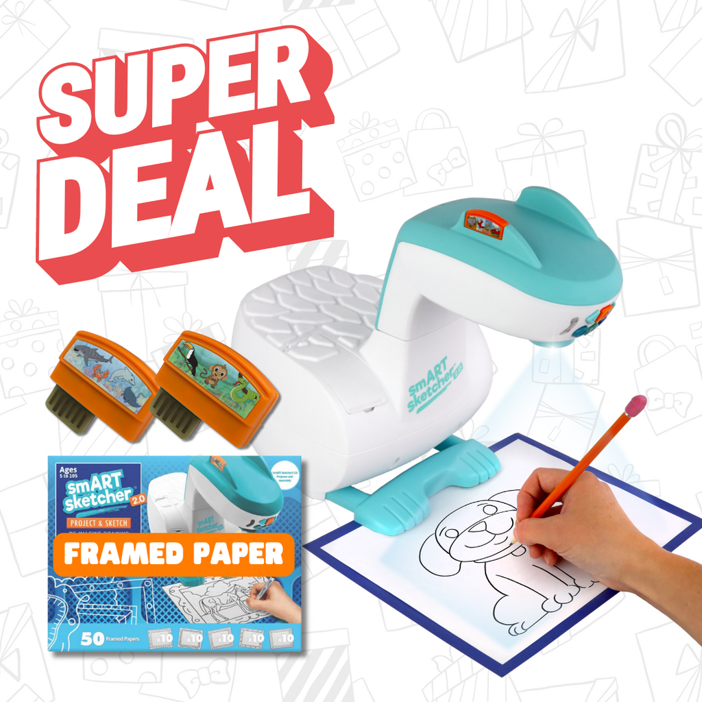 4 in 1 Bundle smART Sketcher 2.0 Projector Flycatcher Toys
