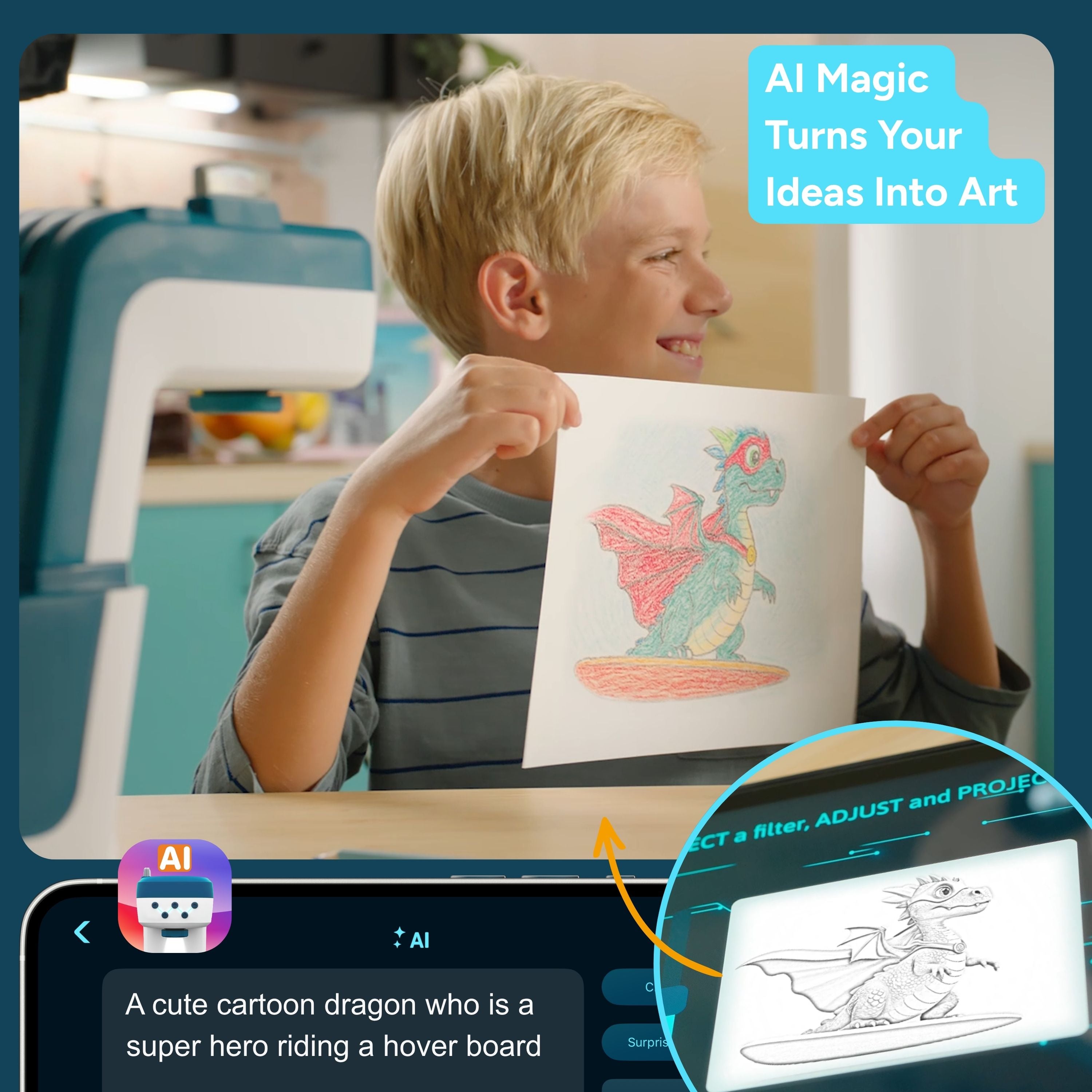 smART Sketcher® AI Drawing Projector | Flycatcher Toys