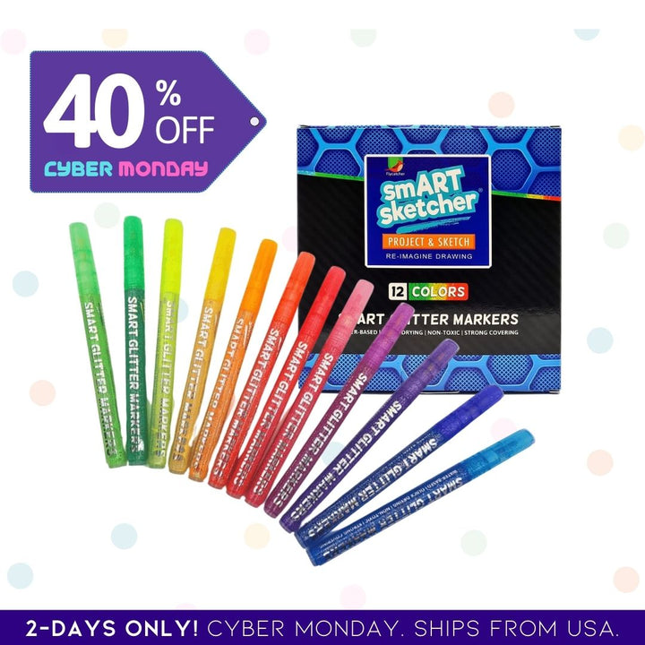 Glitter Markers | smART sketcher® 2.0