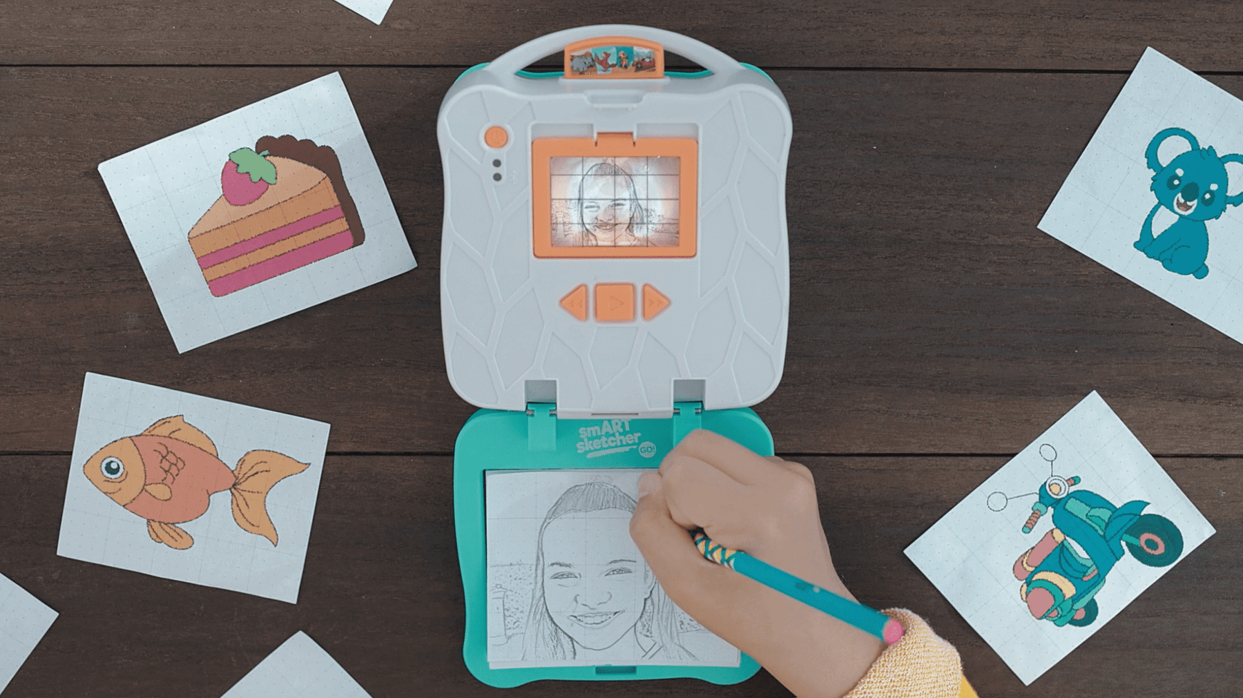 Drawing ✍🏼 is fun and easy with the smART Sketcher® 2.0 Projector. 🔦  Create endlessly by projecting any photo 🖼 with the FREE app. *Limited  Time* FREE, By Flycatcher Toys