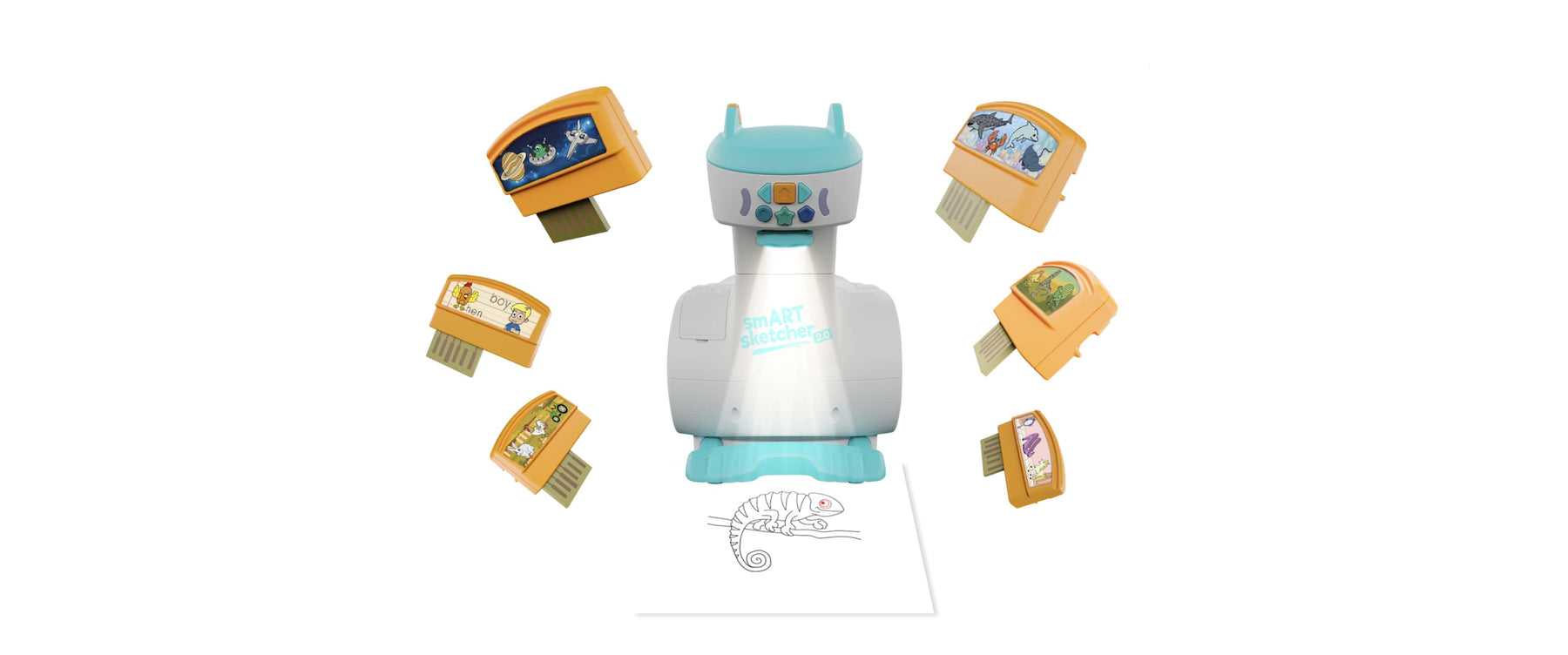 Smart Sketcher 2.0 Projector for Kids,Drawing Projector Doodle Board  Children Trace and Draw Projector Toy, Erasable Early ​Learning Art Toy  (Dinosaur) - Yahoo Shopping