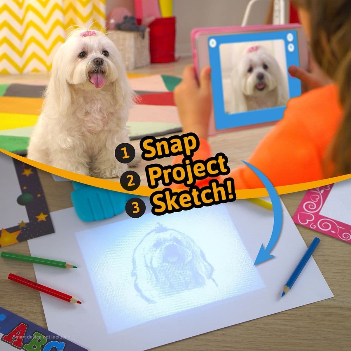 SMART SKETCHER 2.0 Projector Kids Sketch Project And Draw STEM New In Open  Box – St. John's Institute (Hua Ming)